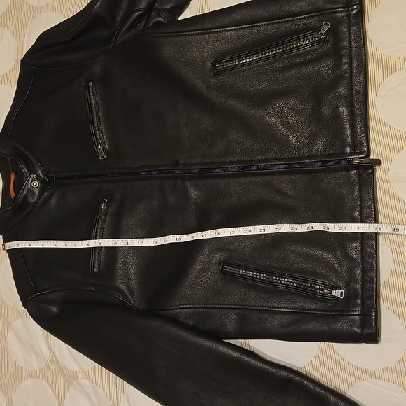 Dockers mens heavy leather jacket, 100% genuine leather, - Picture 6 of 7